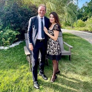 GORGEOUS BLACK & IVORY DRESS, SIZE 4